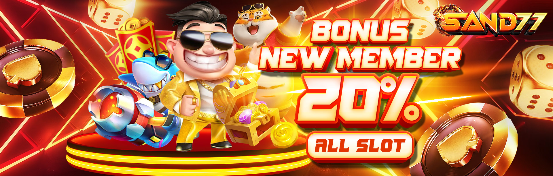 BONUS NEW MEMBER 20% DI AWAL