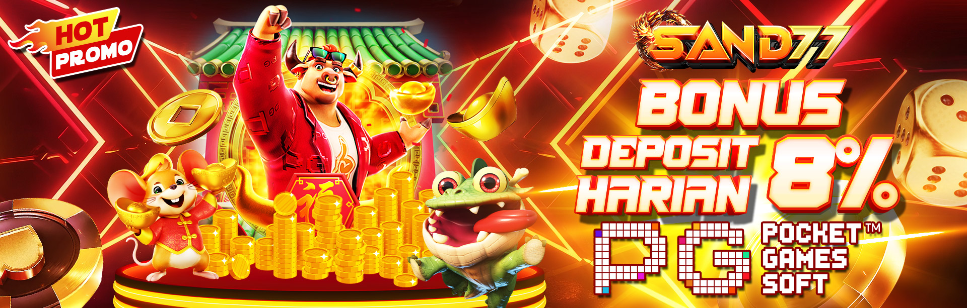 BONUS DEPOSIT HARIAN 8% PGSOFT