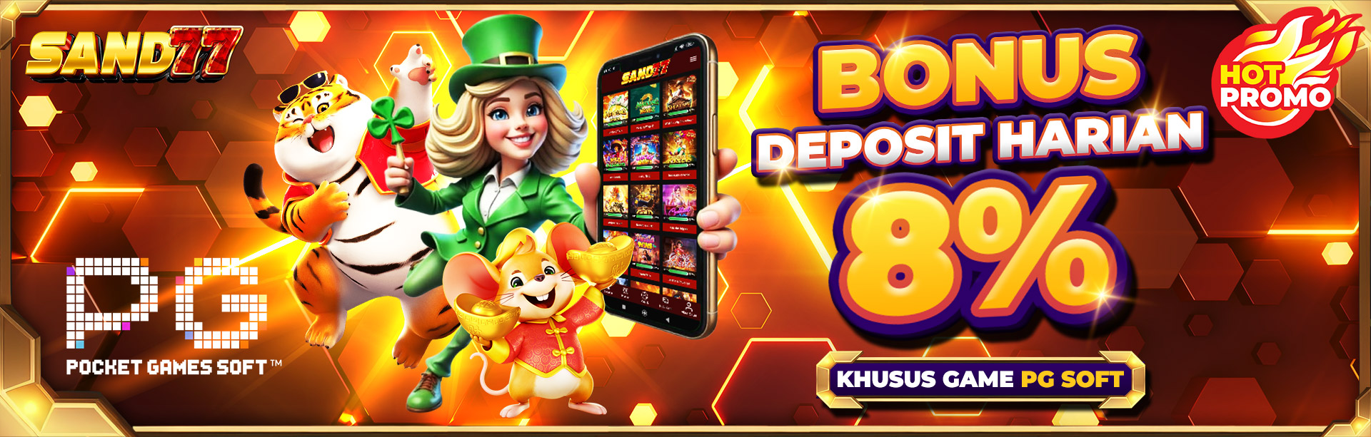 BONUS DEPOSIT HARIAN 8% PGSOFT