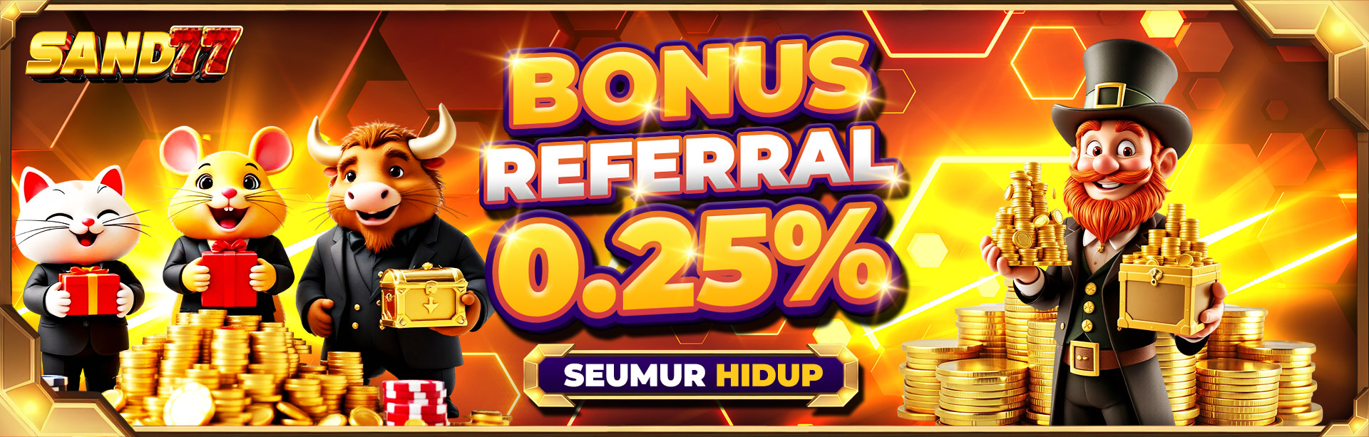 BONUS REFERRAL TURNOVER 0.25%