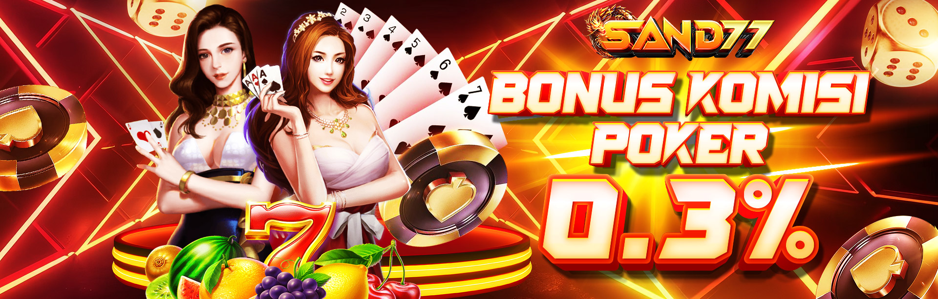 BONUS KOMISI POKER 0.3%