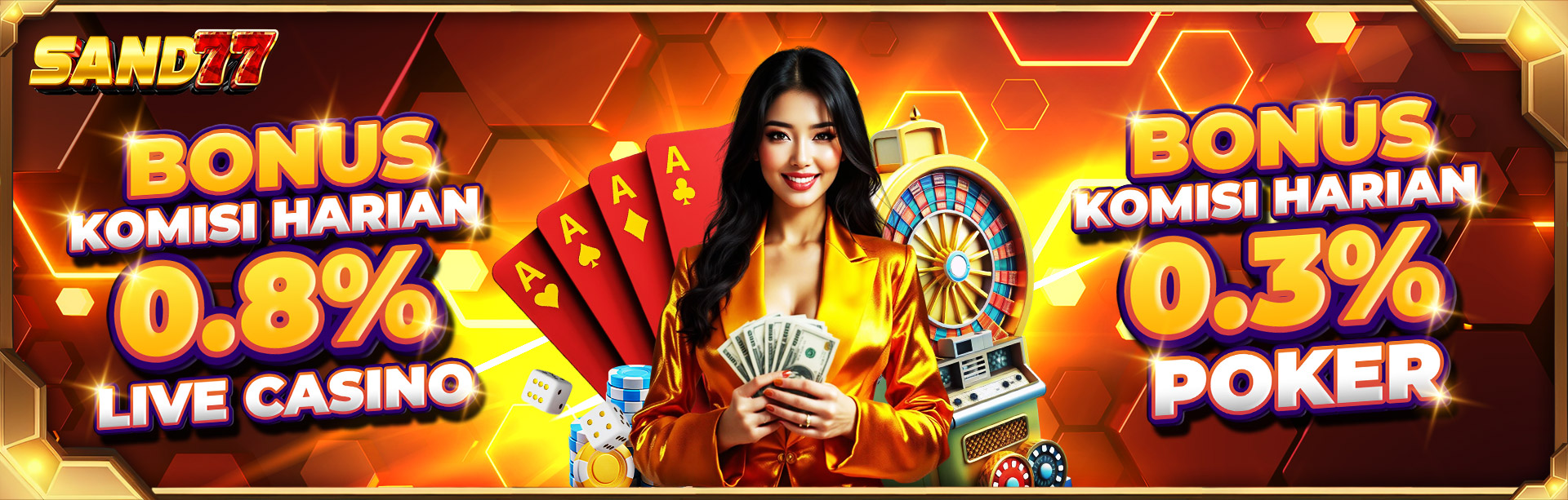 BONUS KOMISI CASINO & POKER
