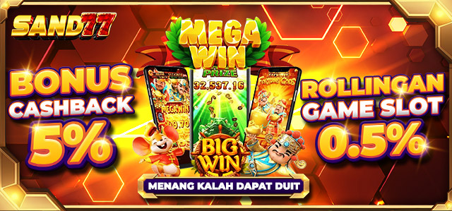 BONUS CASHBACK 5% + KOMISI 0.5% SLOT
