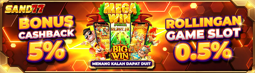 BONUS CASHBACK 5% + KOMISI 0.5% SLOT