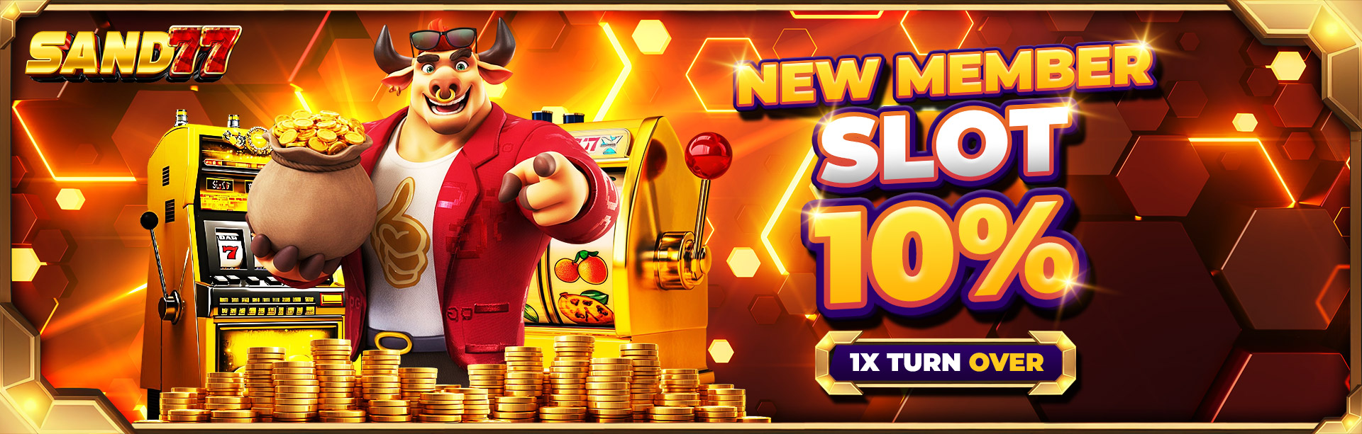 NEW MEMBER SLOT 10% (1X TO)