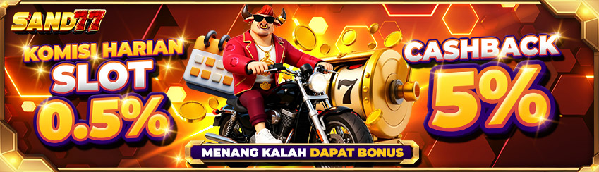 KOMISI HARIAN SLOT 0.5% & CASHBACK SLOT 5%